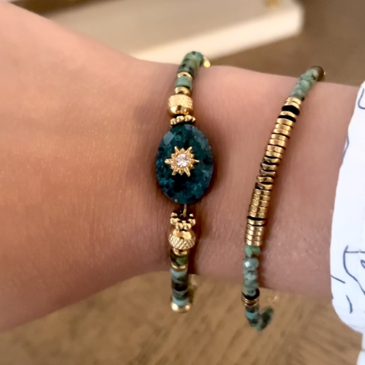 African Turquoise Bracelet