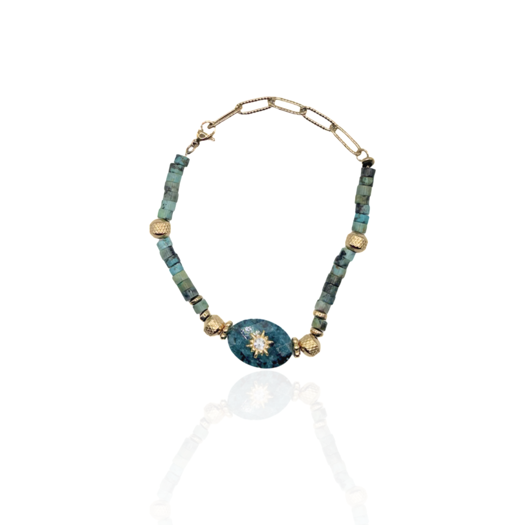 Bracelet Soleil Turquoise