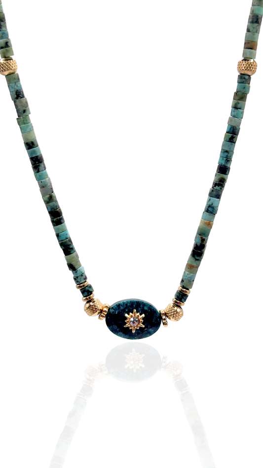 Collier Soleil Turquoise